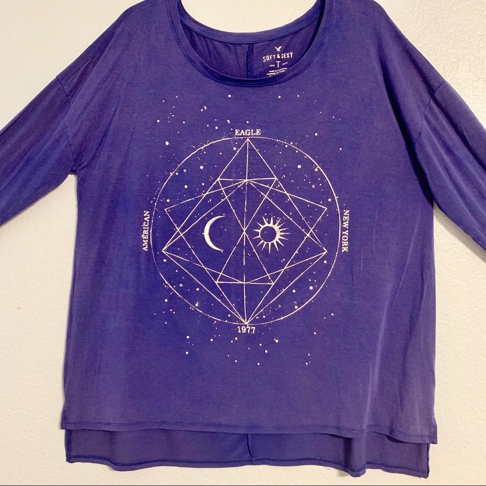 American Eagle Celestial Soft Sexy Graphic T-shirt